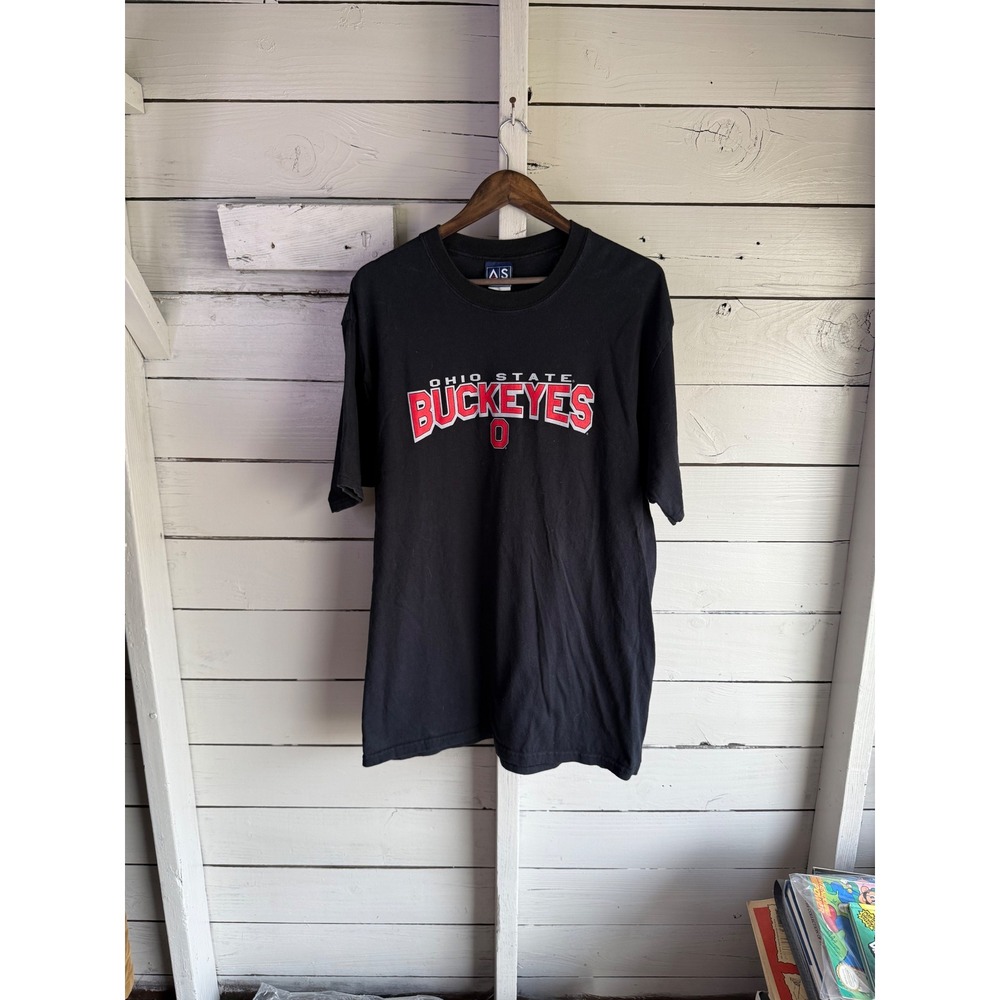 AS Ohio State Buckeyes T-Shirt Mens XL Black Short Sleeve NCAA Graphic Tee